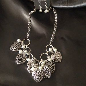 Very Valentine Silver Necklace